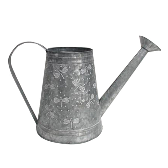 Watering Can - Embossed Dragonfly Pattern