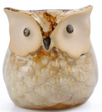 Decorative Pots - Glazed Owl (Assorted Designs)