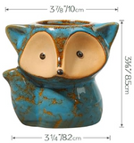 Decorative Pots - Tall Marbled Fox 2"