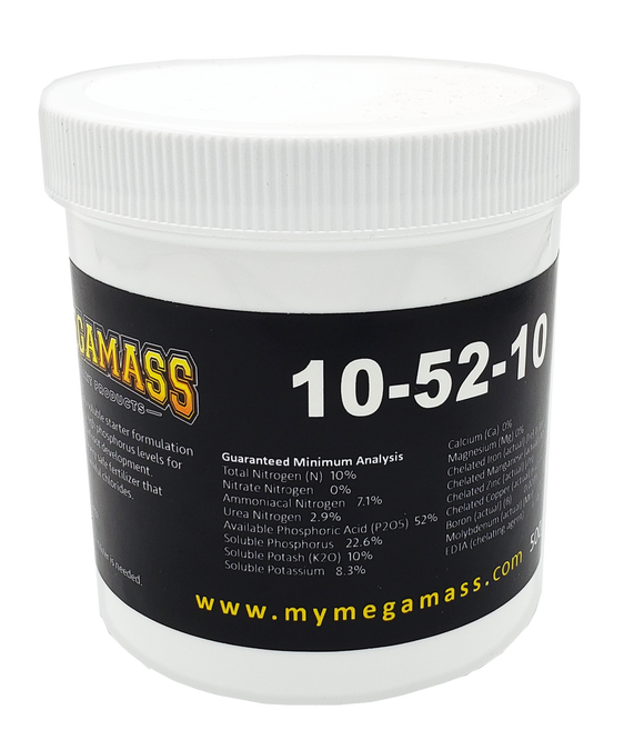 Mega Mass Nutrients - 10-52-10 Plant Starter Fertilizer 500g