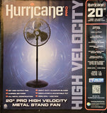 Hurricane - Pro High Velocity Oscillating Metal Stand Fan 20 in - Product #736472