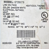 Columbus Electric - TPI ETD5STS line-voltage heat/cool thermostat