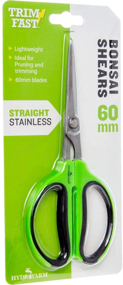 Trim Fast - Straight Stainless Bonsai Shears – IncrediGrow Garden Centre