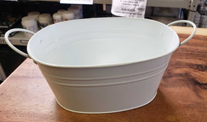 Decorative Pots - Metal Herb Pot