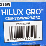 a blue box of HiLux GRO CMH-315W/942/AGRO, with a barcode label on the front