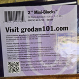 Grodan GRO-BLOCK - Improved 2" Mini-Blocks