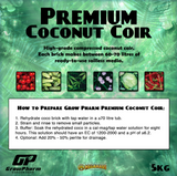 GrowPharm Growing Media - 5kg Coco Coir Blocks\