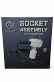 Sun System socket assembly packaging with lamp cord on a white background
