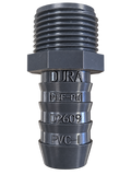 DURA PLASTICS - 3/4" Male Pipe Thread × 3/4" Poly Pipe Insert Adapter (PVC)