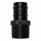 Mega Mass Plastics - Threaded Black Male Pump Adapters