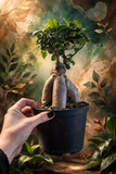 Live Plants - Ficus Bonsai Ginseng Starter