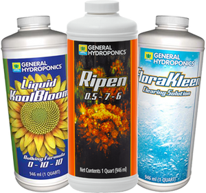 General Hydroponics - Flowerpack: Liquid Koolbloom, Ripen, FloraKleen