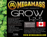 Mega Mass - Grow, Mega Mass Plant Products, IncrediGrow, IncrediGrow - Grow, Cannabis, Microgreens, Fertilizer, Calgary, Airdrie, Quickgrow, Amazing, Ecolighting, 