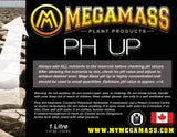 Mega Mass - pH UP, Mega Mass Plant Products, IncrediGrow, IncrediGrow - Grow, Cannabis, Microgreens, Fertilizer, Calgary, Airdrie, Quickgrow, Amazing, Ecolighting, 