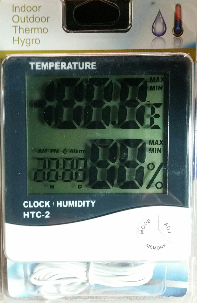 Mega Mass - Thermometer / Hygrometer Max/Min – IncrediGrow Garden Centre