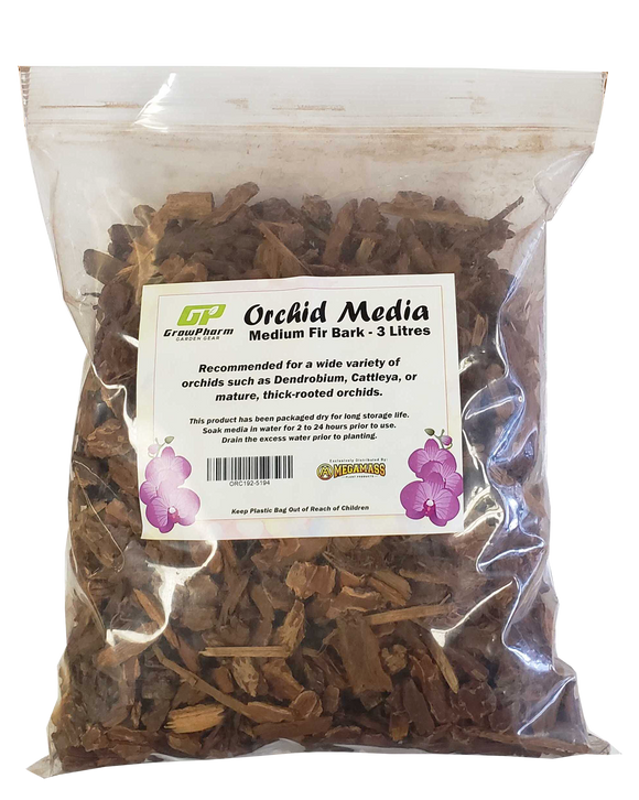 GrowPharm Orchid Media - Medium Fir Bark