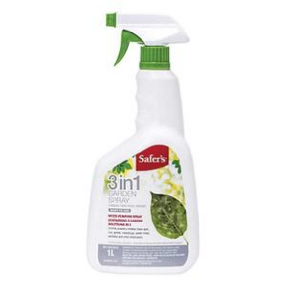 Safer's 3 in 1 Garden Spray - IncrediGrow,  Control Products & Foilar Sprays