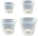 Clear Orchid Pots - IncrediGrow, cat: orchid supplies, society Container & Saucers