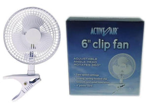 Active Air - 6" Clip on Fan - IncrediGrow
