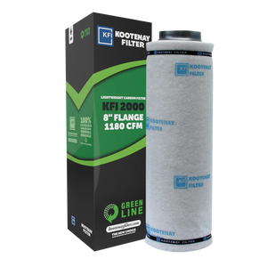 Kootenay Filters - KFI GreenLine 2000 Carbon Filter w/ 8” flange 1180cfm