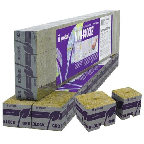 Rockwool 1.5 Inch Starter Mini-Blocks (45 Count), Rockwool, IncrediGrow, IncrediGrow - Grow, Cannabis, Microgreens, Fertilizer, Calgary, Airdrie, Quickgrow, Amazing, Ecolighting, Megamass, Monolith Tents, Orchid Society