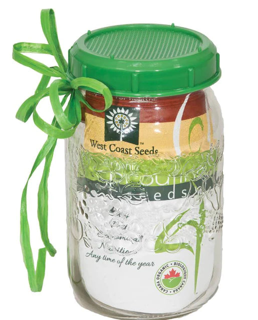 West Coast Seeds - Sprouting Jar with Plastic Lid and Seeds