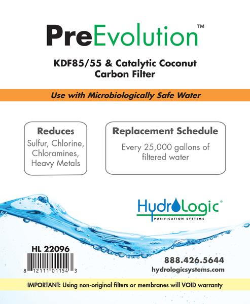 Pre-EVO1000 Carbon filter HL22096 - IncrediGrow,  