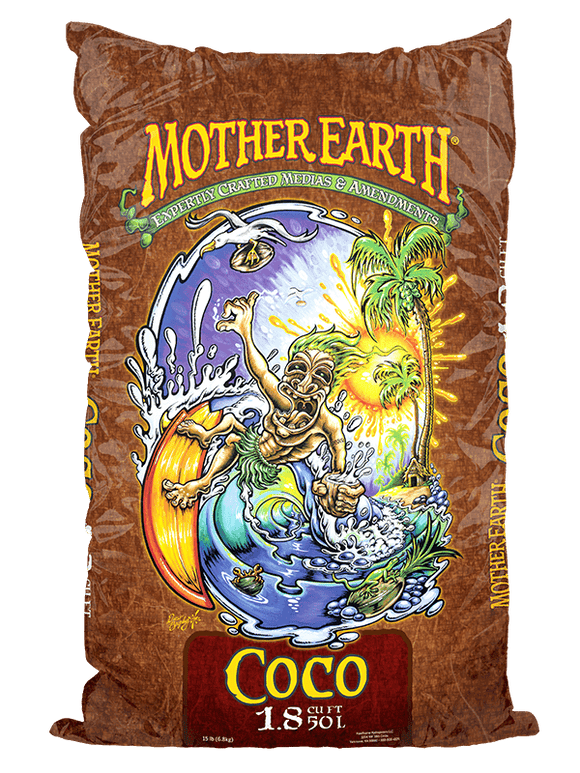 Mother Earth - Coco 1.8CF (50L) (Brown Bag) - IncrediGrow, coco, cyco Propagation & Growing Mediums