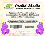 GrowPharm Orchid Media - Medium Fir Bark