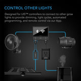 AC Infinity - UIS Lighting Adapter Type-A for RJ11/12 Connector lights w/ 0-10v dimmers