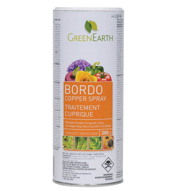 Green Earth - Bordo Copper Powder Spray - IncrediGrow, control, copper, invert, invertebrets, killer, pest, poison, slug, snail Control Products & Foilar Sprays