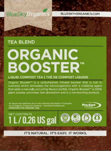 Blue Sky Organics - Organic Booster 1Ltr. - IncrediGrow, blue, bluesky, booster, carbs, flavor, Organic, sky, tea Blue Sky Organics