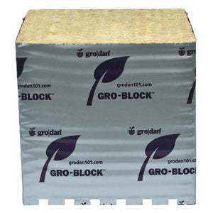 GroDan Rockwool 8x8x8 (Big Mama) - IncrediGrow, a-ok, aok, clone, cloning, cutting, DELTA, grodan, grow, hydro, potting, rockwool, rooting, seed, seedling, start Rockwool
