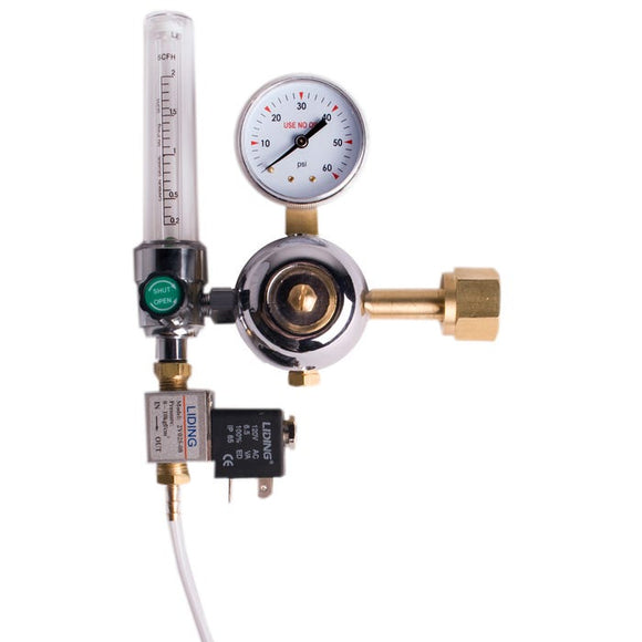 HydroFarm - CO2 Regulator / Solenoid (1-20 Cu Ft/Hr) with Timer - IncrediGrow, brathe, breathe, carbon, co2, oxygen, regulator, tank Controllers, Timers & CO2 Equipment