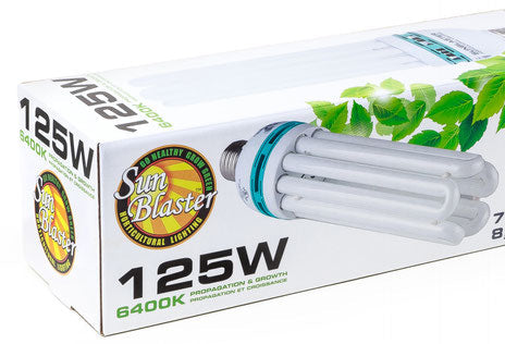Sunblaster - 125W 6400K CFL Bulb - IncrediGrow, flourecent, flourescent, flouresent, fluorecent, fluorescant Lighting & Reflective Material