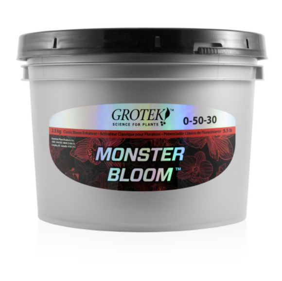 Grotek - Monster Bloom 0-50-30, Grotek Supplements, IncrediGrow, IncrediGrow - Grow, Cannabis, Microgreens, Fertilizer, Calgary, Airdrie, Quickgrow, Amazing, Ecolighting, 