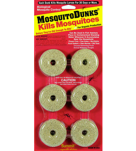 Mosquito Dunks - BTI - IncrediGrow,  Control Products & Foilar Sprays