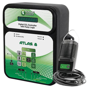 Titan Controls - Atlas 8 - Digital CO2 Controller w/ Fuzzy Logic - IncrediGrow,  Controllers, Timers & CO2 Equipment