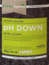 Blue Sky Organics - pH Down - IncrediGrow, blue, blue sky, bluesky, DOWN, ph, ph down Blue Sky Organics