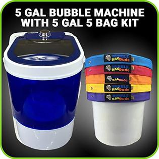 BubbleBagDude: 5 Gal Bubble Machine w/5 Gal Bag Kit ALL MESH – IncrediGrow  Garden Centre