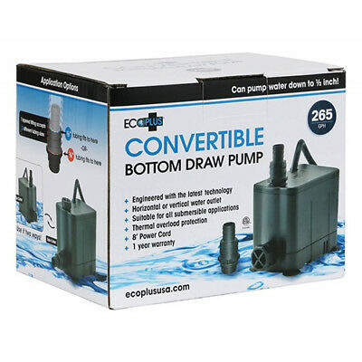 EcoPlus - Convertible Bottom Draw Pump - IncrediGrow, bottom, draw, eco, plus, pump Water Pumps