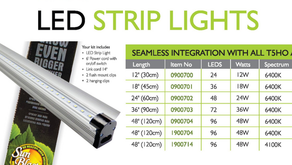 Sunblaster - LED Strip Bar with Reflector (12