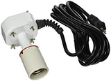 Sun System Socket Assembly with Lamp Cord - IncrediGrow, cord, fixture, lamp, light, porcelain, socket Ballasts